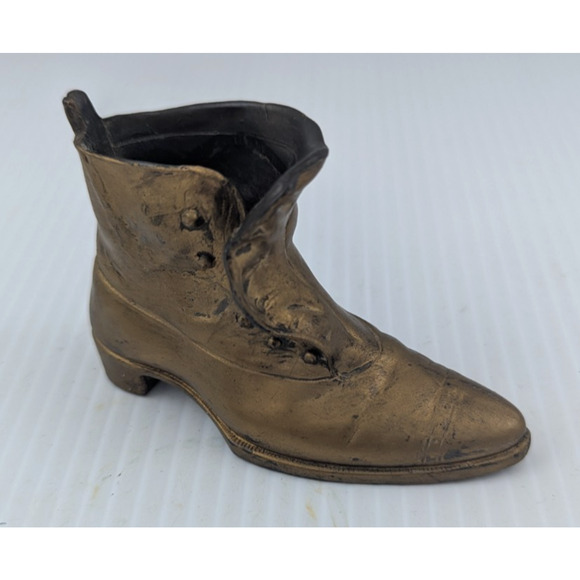 Vintage Metal Boot Shoe Jennings Bros. Marked JB 3.75" Long - Picture 1 of 8